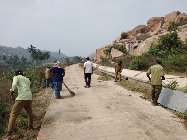 ಭರದಿಂದ ಸಾಗಿದ ಹನುಮಮಾಲ ಕಾರ್ಯಕ್ರಮದ ತೈಯಾರಿ