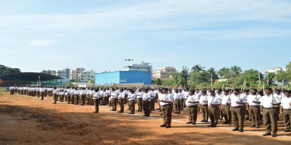ರಾಜನಕುಂಟೆಯಲ್ಲಿ ಆರ್ ಎಸ್ ಎಸ್ ಪಥ ಸಂಚಲನ