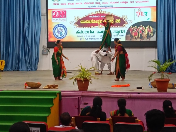 ರಾಯಚೂರು  : ವಿದ್ಯಾರ್ಥಿಗಳು ಸಾಂಸ್ಕೃತಿಕ ಚಟುವಟಿಕೆಗಳಲ್ಲಿ ಭಾಗಿಯಾಗಲಿ