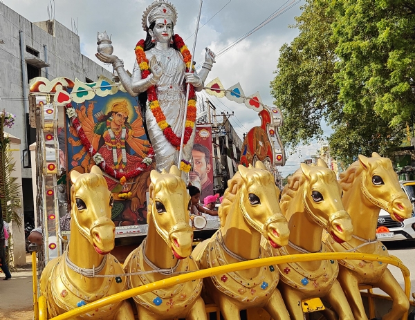 ರಾಯಚೂರು: ದಸರಾ ಸಂಭ್ರಮ: ಪಾಲಿಕೆಯಿಂದ ವಿಶಿಷ್ಟವಾಗಿ ನಾಡದೇವಿ ಮೆರವಣಿಗೆ