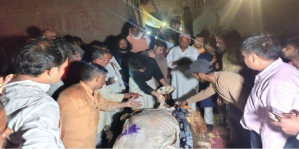 ಶಾಸ್ತ್ರೀಯ ಸಂಗೀತ ಮಾಂತ್ರಿಕ ಪಂ. ಛನ್ನುಲಾಲ್ ಮಿಶ್ರಾ ಅಂತ್ಯಕ್ರಿಯೆ
