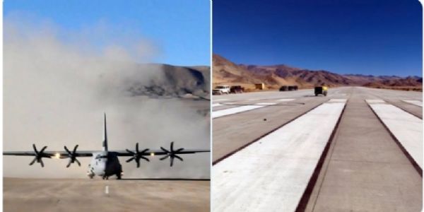 ಚೀನಾ ಗಡಿಯಲ್ಲಿ ಭಾರತದ ವಿಶ್ವದ ಅತಿ ಎತ್ತರದ ವಾಯುನೆಲೆ ಕಾರ್ಯಾರಂಭ