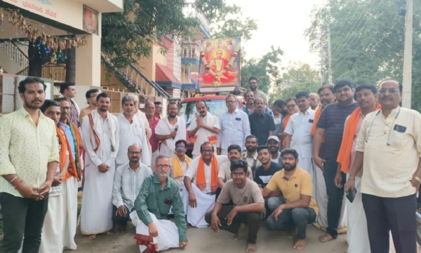 ಬಳ್ಳಾರಿಯಲ್ಲಿ ಮಧ್ವಾಚಾರ್ಯರ ಜಯಂತಿ ಆಚರಣೆ