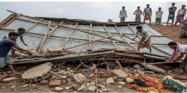 ಬಿಹಾರದಲ್ಲಿ ದುರಂತ : ಕಚ್ಚಾ ಮನೆ ಕುಸಿದು ಒಂದೇ ಕುಟುಂಬದ ಐವರು ಸಾವು