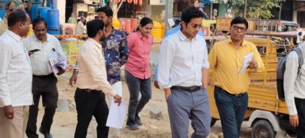 ರಾಯಚೂರು ಸಿಟಿ ಸುತ್ತಿದ ಪಾಲಿಕೆ ಆಯುಕ್ತ ಜುಬಿನ್ ಮೊಹಪಾತ್ರ