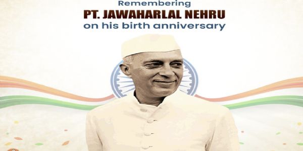 ಪಂಡಿತ್ ನೆಹರು ಜನ್ಮ ವಾರ್ಷಿಕೋತ್ಸವ ; ಪ್ರಧಾನಿ ಮೋದಿ ಗೌರವ ನಮನ