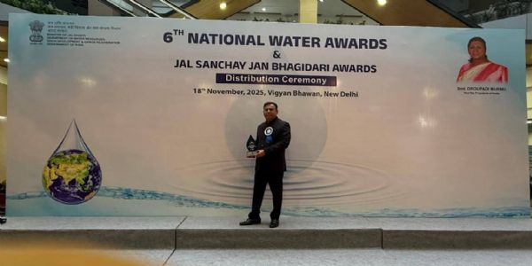 ಜಲ ಸಂರಕ್ಷಣೆಯಲ್ಲಿ ಕೋಲಾರ ಜಿಲ್ಲೆಗೆ ರಾಷ್ಟ್ರೀಯ ಪ್ರಶಸ್ತಿ