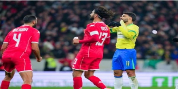 ಬ್ರೆಜಿಲ್–ಟುನೀಶಿಯಾ ಸೌಹಾರ್ದ ಪಂದ್ಯ ಡ್ರಾ