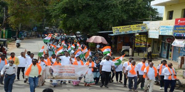 ಗದಗ ಜಿಲ್ಲಾ ಮಟ್ಟದ ಏಕತಾ ಪಾದಯಾತ್ರೆ