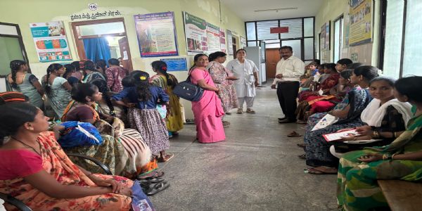 ಗರ್ಭಿಣಿ ಸ್ತ್ರೀಯರು ಆರೋಗ್ಯ ತಪಾಸಣೆ ಮಾಡಿಸಿಕೊಳ್ಳಬೇಕು : ಡಾ. ಹನುಮಂತಪ್ಪ