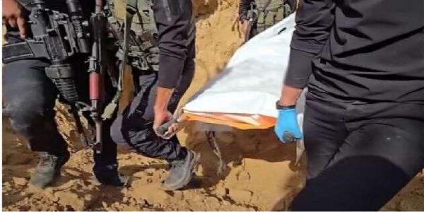 ಇಸ್ರೇಲ್‌ಗೆ ಮೂವರು ಒತ್ತೆಯಾಳುಗಳ ಶವ ಹಸ್ತಾಂತರಿಸಿದ ಹಮಾಸ್