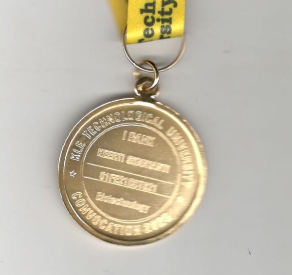 ಕೊಪ್ಪಳದ ಕೀರ್ತಿ ಸಿದ್ಧಾಂತಿಗೆ ಬಂಗಾರದ ಪದಕ