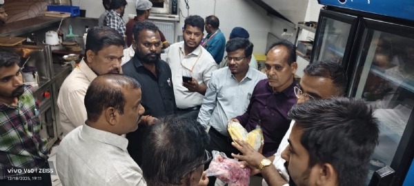 ರಾಯಚೂರು :  ಹೋಟೆಲ್, ರೆಸ್ಟೋರೆಂಟ್‍ಗಳಮೇಲೆ  ದಾಳಿ:   ಪರಿಶೀಲನೆ