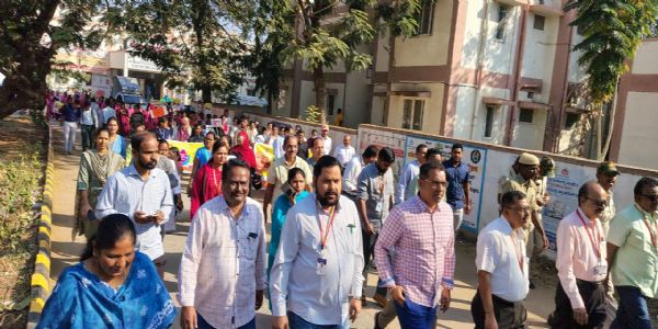 ಪೋಲಿಯೋ ಜಾಥಾಕ್ಕೆ ಡಿಹೆಚ್‍ಒ ಚಾಲನೆ