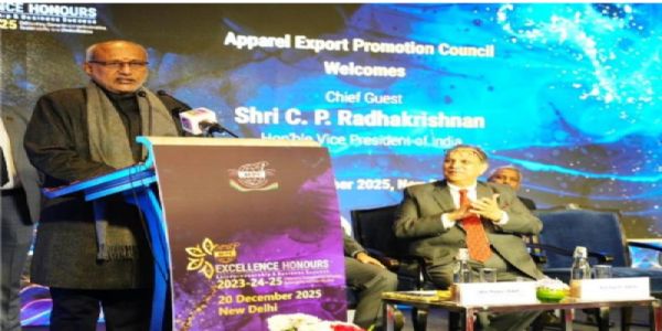 ಆರ್ಥಿಕ ಬೆಳವಣಿಗೆಗೆ ಜವಳಿ ರಫ್ತು ನಿರ್ಣಾಯಕ : ಉಪರಾಷ್ಟ್ರಪತಿ