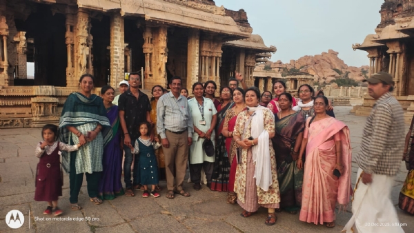 ಹಂಪೆ ಶ್ರೀವಿರೂಪಾಕ್ಷನ ಪ್ರಾಂಗಣದಲ್ಲಿ ಭರತನಾಟ್ಯ ವೈಭವ