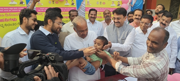 ಪೋಲಿಯೋ ಮುಕ್ತ ದೇಶದ ಕನಸು ನನಸಾಗಿಸಲು ಲಸಿಕೆ ಹಾಕಿಸಿ: ಎನ್ ಎಸ್ ಬೋಸರಾಜು ಸಲಹೆ