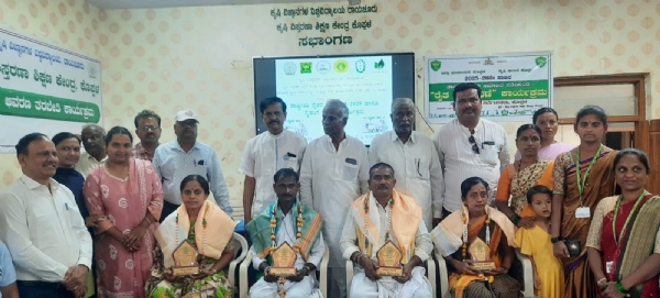 ಕೃಷಿ ವಿಸ್ತರಣಾ ಶಿಕ್ಷಣ ಕೇಂದ್ರದಲ್ಲಿ ರಾಷ್ಟ್ರೀಯ ರೈತ ದಿನಾಚರಣೆ: ಅನ್ನದಾತರಿಗೆ ಸನ್ಮಾನ