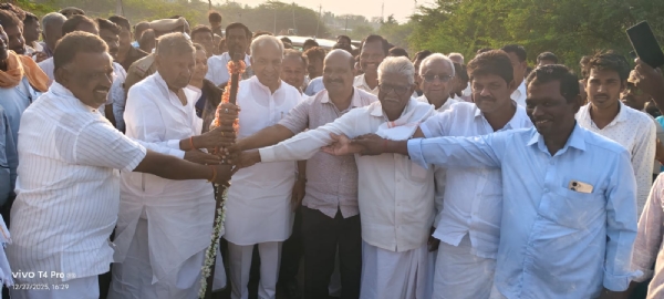 ನುಗುಡೋಣಿ- ಎನ್ ಹೊಸೂರು ಸಂಪರ್ಕಿಸುವ ಹಳ್ಳಕ್ಕೆ 2 ಕೋಟಿ ರೂ ವೆಚ್ಚದಲ್ಲಿ ಸೇತುವೆ