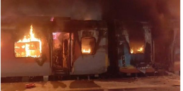 ಆಂಧ್ರ ಪ್ರದೇಶದಲ್ಲಿ ಟಾಟಾನಗರ–ಎರ್ನಾಕುಲಂ ಎಕ್ಸ್‌ಪ್ರೆಸ್‌ ರೈಲಿನಲ್ಲಿ ಬೆಂಕಿ