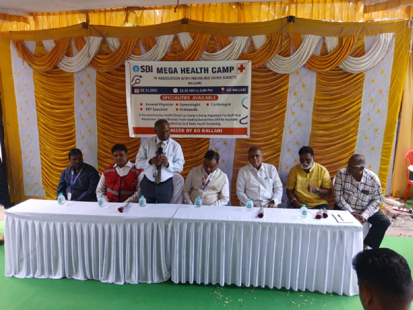 ಬಳ್ಳಾರಿ : ರೆಡ್‍ಕ್ರಾಸ್‍ನಿಂದ ಮೆಗಾ ಆರೋಗ್ಯ ಮೇಳ