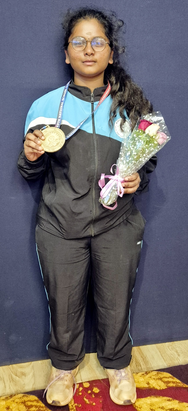 ರಾಷ್ಟ್ರೀಯ ನೆಟ್‍ಬಾಲ್ : ಸಾಹಿತ್ಯ ಗೊಂಡಬಾಳಗೆ ಚಿನ್ನ