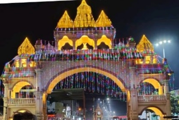 ಕೊಪ್ಪಳ : ಗವಿಮಠದ ಜಾತ್ರೆ : ದೀಪಾಲಂಕಾರ