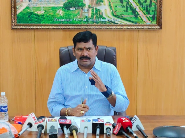 ಡಿ. 20 ರಿಂದ ತುಂಗಭದ್ರಾ ಜಲಾಶಯ - ಕ್ರಸ್ಟ್ ಗೇಟ್ ಅಳವಡಿಸುವ ಕಾರ್ಯ ಆರಂಭಿಸಿ - ಸಚಿವ ಶಿವರಾಜ ತಂಗಡಗಿ ಡಿ. 20 ರಿಂದ ತುಂಗಭದ್ರಾ ಜಲಾಶಯ - ಕ್ರಸ್ಟ್ ಗೇಟ್ ಅಳವಡಿಸುವ ಕಾರ್ಯ ಆರಂಭಿಸಿ - ಸಚಿವ ಶಿವರಾಜ ತಂಗಡಗಿ