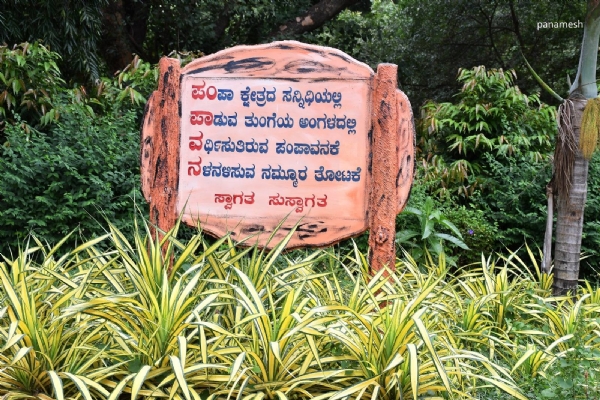 ತುಂಗಭದ್ರ ಮಡಿಲಿನ ಹಚ್ಚಹಸಿರಿನ ವನ ಈ ಪಂಪಾವನ