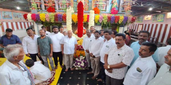 ಶ್ರೀನಿವಾಸಪುರ ತಾಲ್ಲೂಕು ವೆಂಕಟೇಶ್ವರ ದೇವಾಲಯದ ರಥೋತ್ಸವ
