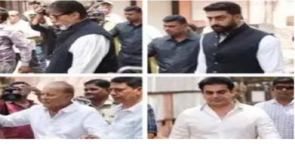 ಮನೋಜ್ ಕುಮಾರ್ ಅಂತ್ಯಕ್ರಿಯೆ ; ಚಿತ್ರರಂಗದ ಗಣ್ಯರ ಅಂತಿಮ ನಮನ