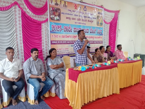 ಬೇಸಿಗೆ ಶಿಬಿರ :  ಪಠ್ಯೇತರ ಚಟುವಟಿಕೆ ಮಕ್ಕಳ ಸಮಗ್ರ ಕಲಿಕೆಗೆ ಸ್ಫೂರ್ತಿ: ಗಂಗಪ್ಪ