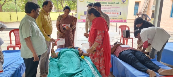 ರಕ್ತದಾನದಿಂದ ಜೀವ ಉಳಿಸಬಹುದು: ಡಿಹೆಚ್ಒ ಡಾ.ಯಲ್ಲಾ ರಮೇಶ್ ಬಾಬು