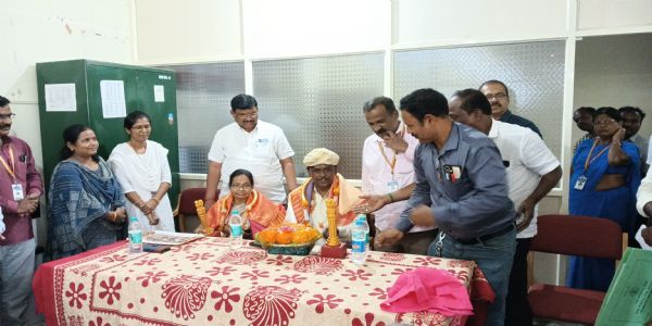 ಜಿಲ್ಲಾ ಉಗ್ರಾಣದ ಹಿರಿಯ ಫಾರ್ಮಸಿ ಅಧಿಕಾರಿ ಶ್ರೀನಿವಾಸ್ ಜನಾದ್ರಿ ನಿವೃತ್ತಿ