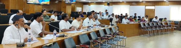 ಪಂಚ ಗ್ಯಾರಂಟಿ ಯೋಜನೆಗಳ ಪ್ರಗತಿ ಪರಿಶೀಲನಾ ಸಭೆ