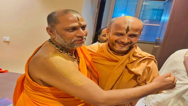 ಮಠಗಳ  ವಿವಾದ : ಶ್ರೀ ಸುಬುಧೇಂದ್ರ, ಶ್ರೀ ಸತ್ಯಾತ್ಮ ತೀರ್ಥರ ಭೇಟಿ, ಮಾತುಕತೆ