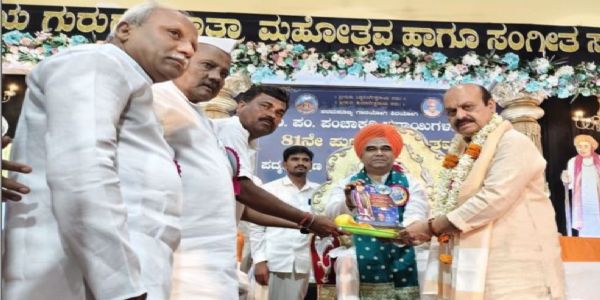 ಗವಾಯಿಗಳವರ ಸ್ಮಾರಕ ಭವನಕ್ಕ ಕೇಂದ್ರ ಸರ್ಕಾರದ ನೆರವು : ಬಸವರಾಜ್ ಬೊಮ್ಮಾಯಿ