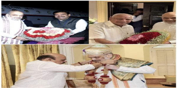 ರಾಜ್ಯ ಬಿಜೆಪಿ ನಾಯಕರಿಗೆ ಅಮಿತ್ ಶಾ ಒಗ್ಗಟ್ಟಿನ ಮಂತ್ರ