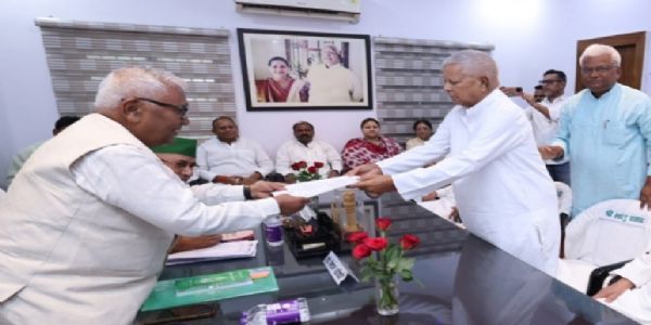 ಆರ್‌ಜೆಡಿ ರಾಷ್ಟ್ರೀಯ ಅಧ್ಯಕ್ಷರಾಗಿ ಲಾಲುಪ್ರಸಾದ ಯಾದವ್ ಪುನರಾಯ್ಕೆ ಖಚಿತ