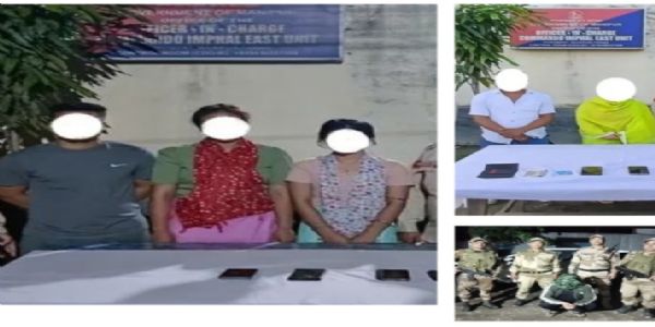 ಮಣಿಪುರ : ಪ್ರತ್ಯೇಕ ಕಾರ್ಯಾಚರಣೆಗಳಲ್ಲಿ ಆರು ಉಗ್ರರ ಬಂಧನ