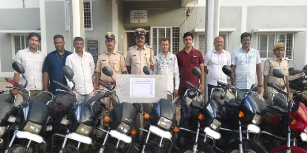 ಬಂಗಾರಪೇಟೆ ಪೊಲೀಸರಿಂದ ದ್ವಿಚಕ್ರ ವಾಹನ ಕಳವು ಆರೋಪಿಯ ಬಂಧನ