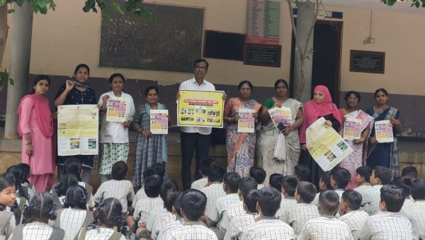 ಲಾರ್ವ ಮುಕ್ತ ಶಾಲೆ ಅಭಿಯಾನಕ್ಕೆ ಶ್ರಮವಹಿಸಿ