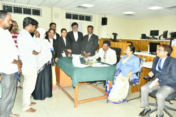 ರಾಷ್ಟ್ರೀಯ ಲೋಕ್ ಅದಾಲತ್ ಮೂಲಕ ವಿವಿಧ ಪ್ರಕಣಗಳ ಸಂಧಾನ : ನ್ಯಾಯಾಧೀಶೆ ಕೆ.ಜಿ ಶಾಂ