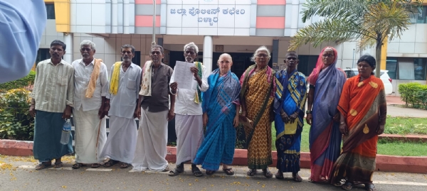 ನ್ಯಾಯಾಲಯಕ್ಕೆ ಸುಳ್ಳು ಹೇಳಿ ; ಭೂ ಕಬಳಿಗೆ ; ರಕ್ಷಣೆಗೆ ಸಂತ್ರಸ್ತ ರೈತರ ದೂರು
