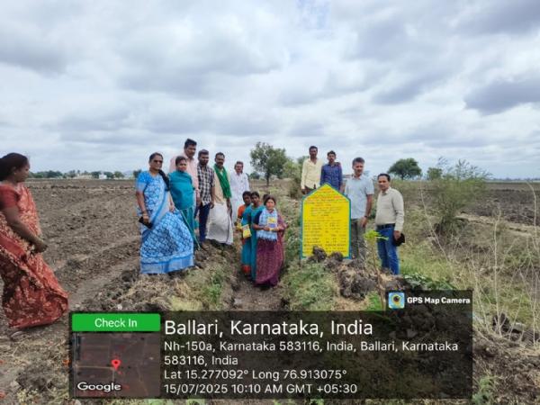 ಕುರುಗೋಡು: ಗ್ರಾಮ ಪಂಚಾಯತಿಗಳಿಗೆ ಕೇಂದ್ರದ ಅಧಿಕಾರಿಗಳು ಭೇಟಿ
