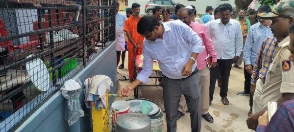 ಯರಗೇರಾ ಗ್ರಾಮಕ್ಕೆ ಜಿಪಂ ಸಿಇಓ ಭೇಟಿ: ಜೆಜೆಎಂ ಕಾಮಗಾರಿ ಪರಿಶೀಲನೆ
