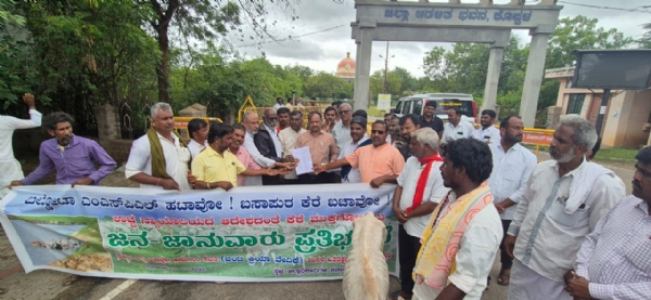 ಬಸಾಪೂರ ಕೆರೆ ತೆರವಿಗೆ ಜನಜಾನುವಾರು ಹೋರಾಟ