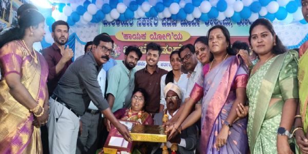 ‘ಕಾಯಕಯೋಗಿ’ ಪ್ರಾಂಶುಪಾಲ ಬಾಲಕೃಷ್ಣರಿಗೆ ಹೃದಯಸ್ಪರ್ಶಿ ಬೀಳ್ಕೊಡುಗೆ