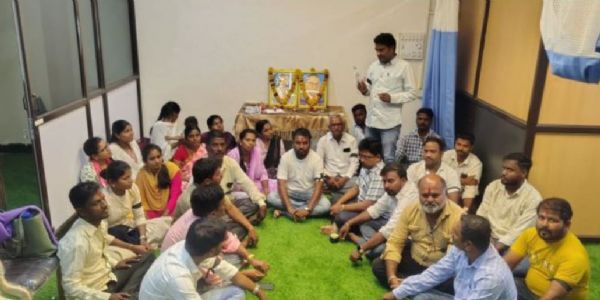 ಆರು ತಿಂಗಳಿಂದ ವೇತನ ಇಲ್ಲ, ಹೊರಗುತ್ತಿಗೆ ನೌಕರರಿಂದ ಪ್ರತಿಭಟನೆ