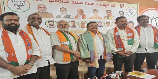 ಬಳ್ಳಾರಿ : ಮಾಜಿ ಮೇಯರ್ ಗರ‍್ರಂ ವೆಂಕಟರಮಣ ಬಿಜೆಪಿ ನಗರ ಘಟಕದ ಅಧ್ಯಕ್ಷ